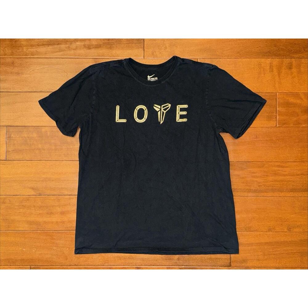 Kobe Bryant Mamba Day Love T-Shirt Mens Xl Black Tee Nba Final Game Back
